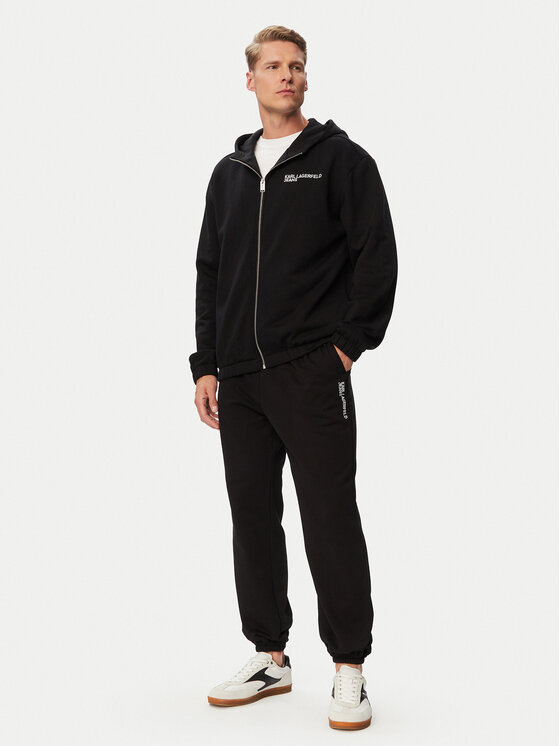 Karl Lagerfeld Jeans Karl Lagerfeld Jeans Jogginghose B3M10014 Schwarz Slim Fit
