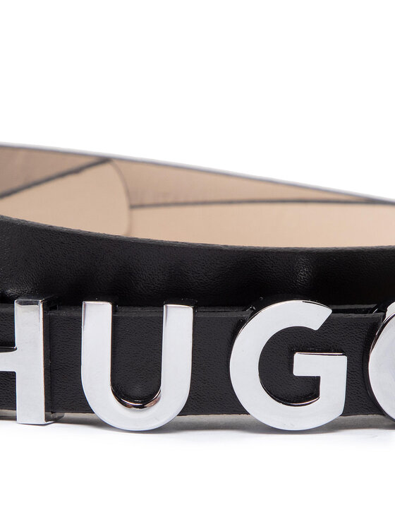 HUGO Hugo Pasek Damski Zula Belt 50476094 Czarny