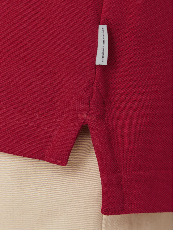 Beverly Hills Polo Club Beverly Hills Polo Club Poloshirt P-SS26M-P2525 Rot Regular Fit