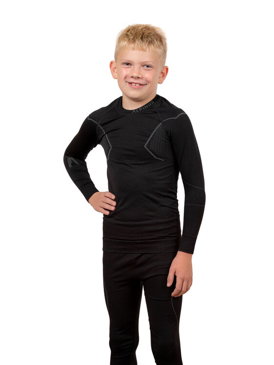 Alpinus Alpinus Komplet bielizny termoaktywnej Active Set Czarny