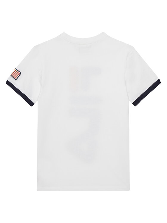 Original Marines Original Marines T-shirt DFPV4174YM Bijela Regular Fit