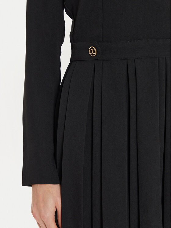 TWINSET TWINSET Každodenní šaty 242TT2171 Černá Loose Fit