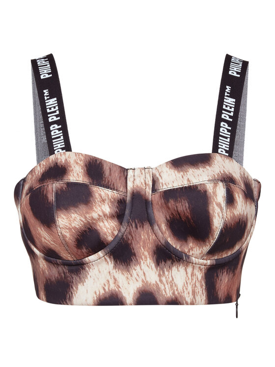 PHILIPP PLEIN PHILIPP PLEIN Biustonosz sportowy 10871 Brązowy