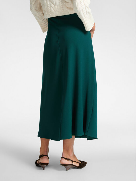 Elena Mirò Elena Mirò Gonna midi 1041P000052N035 Verde A-Line Fit