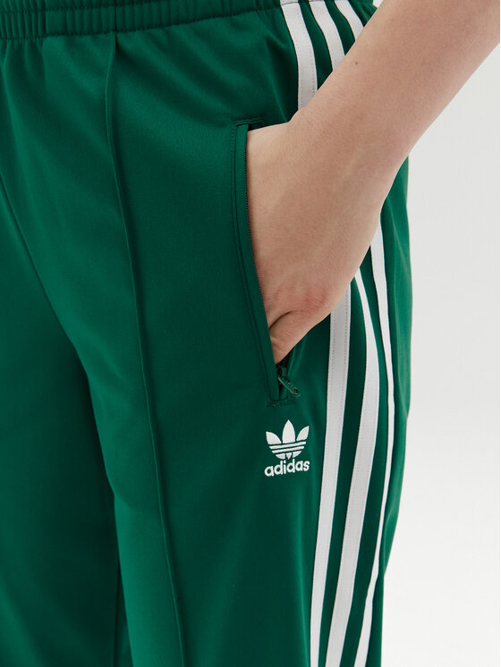 adidas adidas Спортивні штани adicolor Classics Firebird JC8284 Зелений Regular Fit