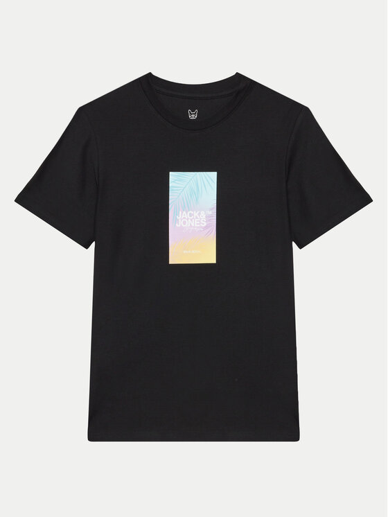 Chłopięcy T-Shirt Jack&Jones Junior, Rozmiar 152, Czarny, Joraruba 12257136