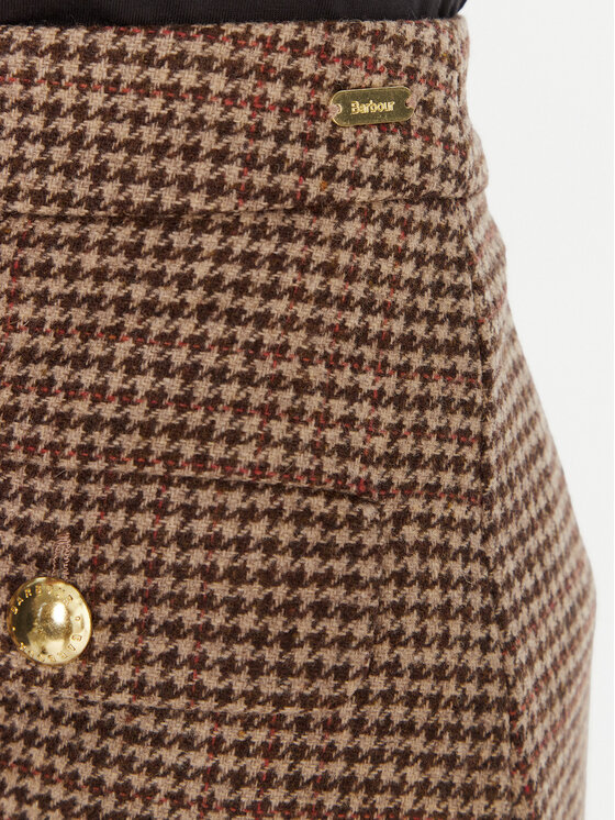 Barbour Barbour Spódnica mini Sophia LSK0130MI11 Brązowy Regular Fit