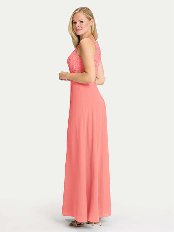 Swing Swing Abendkleid 5AI01400 Korallenfarben Regular Fit