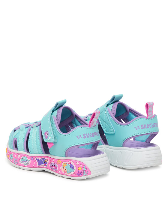 Skechers Skechers Sandály Play Scene Splash - Cute Crew 303162N/TQLV Modrá