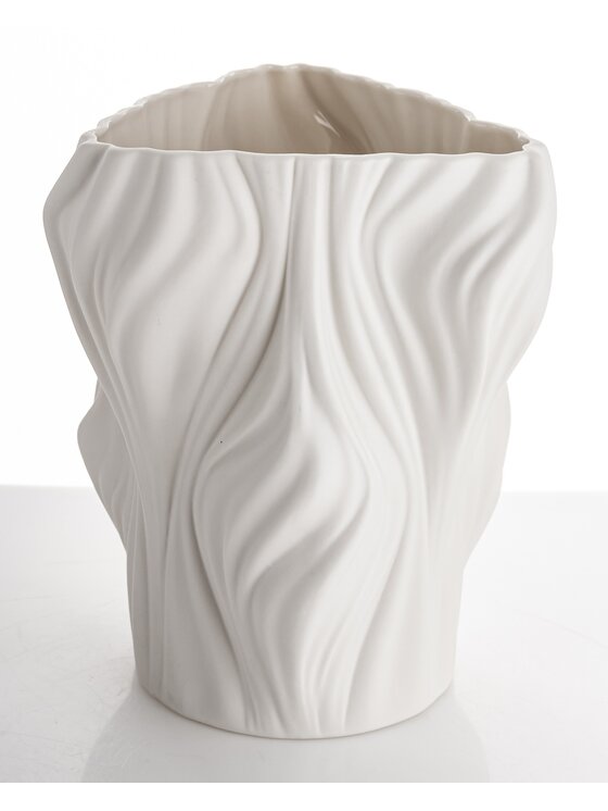 MIAhome MIAhome Wazon porcelanowy IRREGULAR Biały