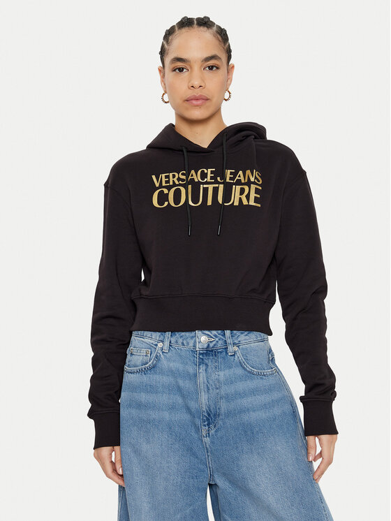 Versace Jeans Couture Versace Jeans Couture Mikina 78HAIT01 Černá Regular Fit