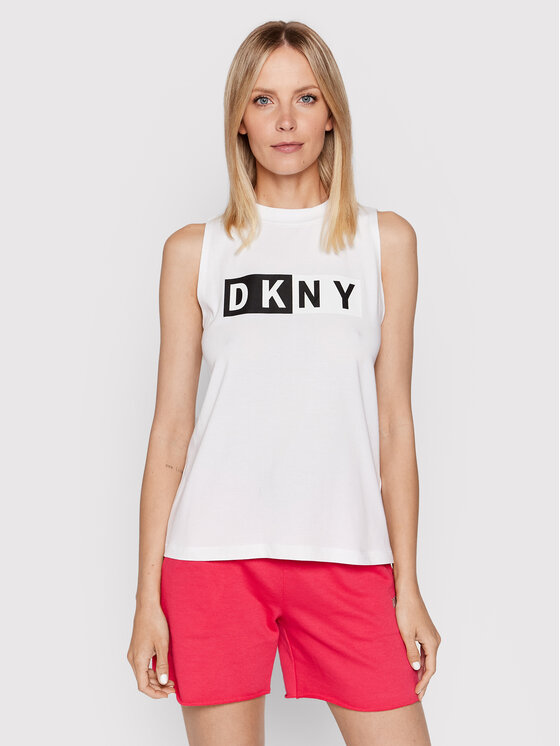 DKNY Sport Topiņš DP8T5892 Balts Regular Fit