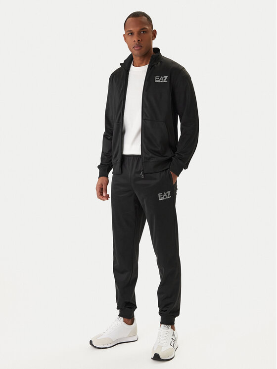 EA7 Emporio Armani Dres 7M001320 AF12449 Czarny Regular Fit