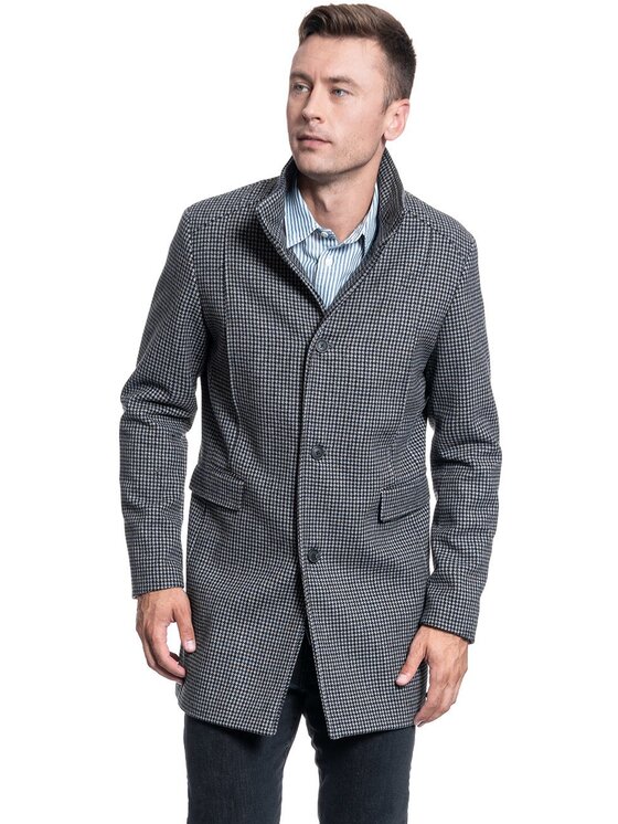 Selected Selected Cappotto SLHMOSTO WOOL COAT Grigio Regular Fit