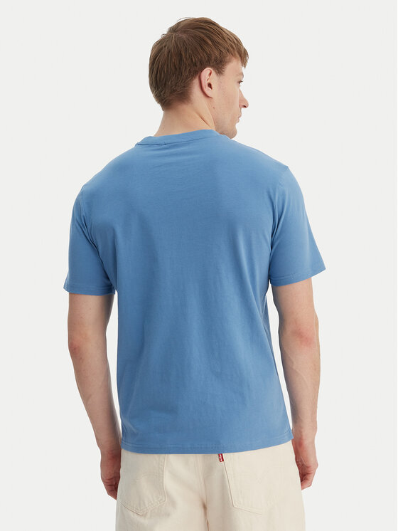 Napapijri Napapijri Tricou S-Phos NP0A4G5A Albastru Relaxed Fit