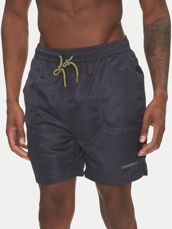 Lindbergh Lindbergh Pantaloni scurți pentru înot 30-505056 Bleumarin Relaxed Fit