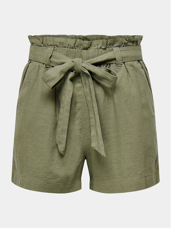 JDY JDY Шорти от плат Say 15225921 Зелен Regular Fit