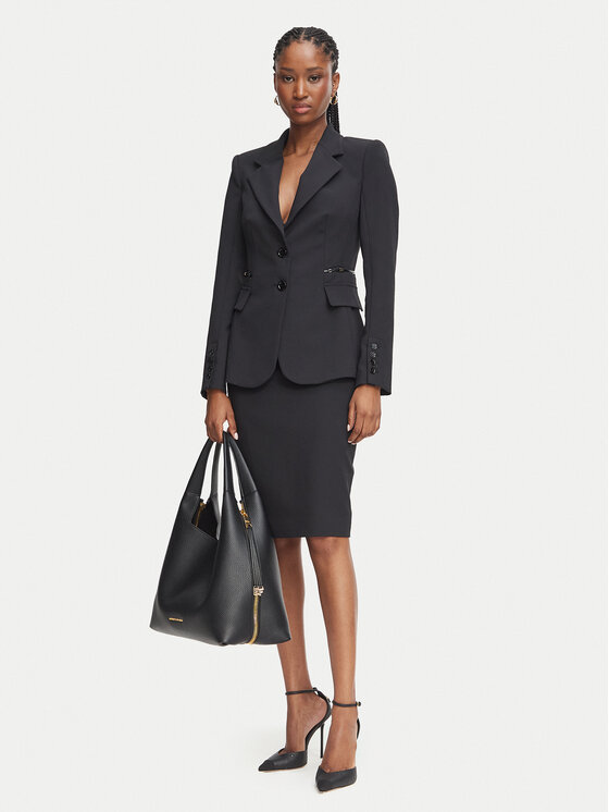 Elisabetta Franchi Elisabetta Franchi Sacou GI-274-66E2-V670 Negru Slim Fit