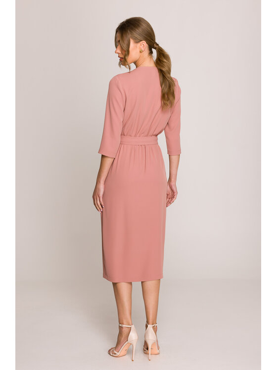 Stylove Stylove Sukienka wieczorowa S396 Różowy Premium Fit