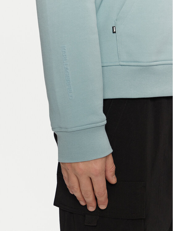 KARL LAGERFELD KARL LAGERFELD Mikina 705711 551900 Světle modrá Regular Fit