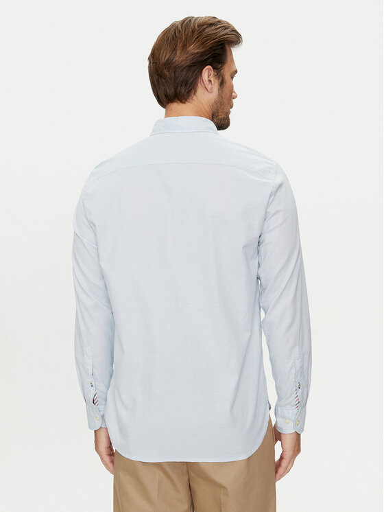 Tommy Hilfiger Tommy Hilfiger Camicia Oxford MW0MW25037 Celeste Regular Fit