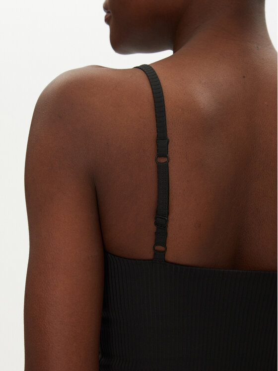Girlfriend Collective Girlfriend Collective Top Rib Cami 1037 Nero Slim Fit