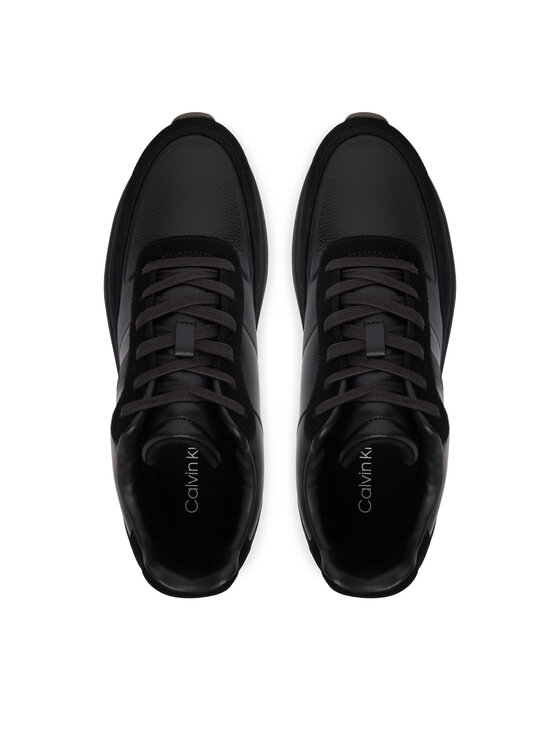 Calvin Klein Calvin Klein Sneakers City Runner Laceup Tape Lth HM0HM02033 Negru