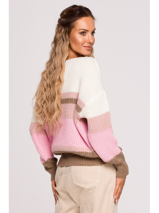 Made of Emotion Made of Emotion Sweter M686 Różowy