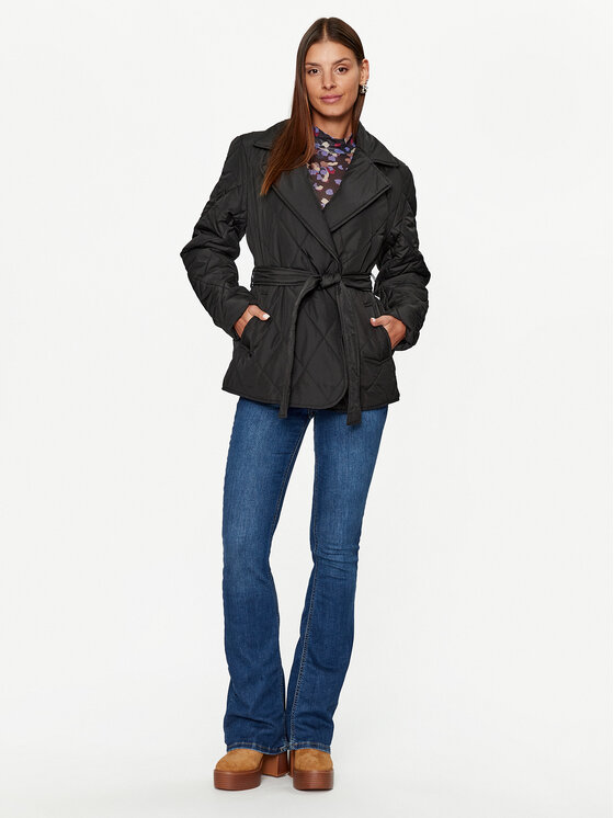 Vila Vila Prijelazna jakna Dita 14087604 Crna Regular Fit