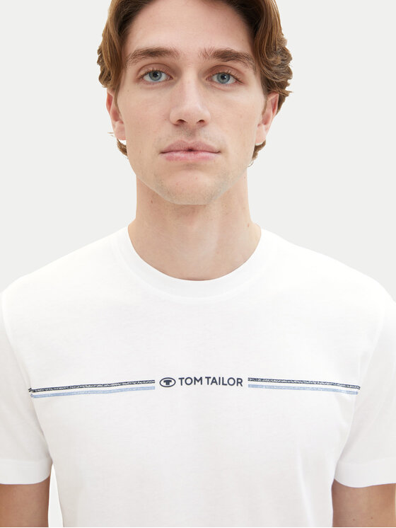 Tom Tailor Tom Tailor T-shirt 1037803 Bijela Regular Fit
