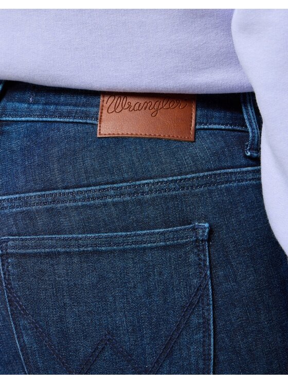 Wrangler Wrangler Jeansy Skinny 615 Niebieski Skinny Fit