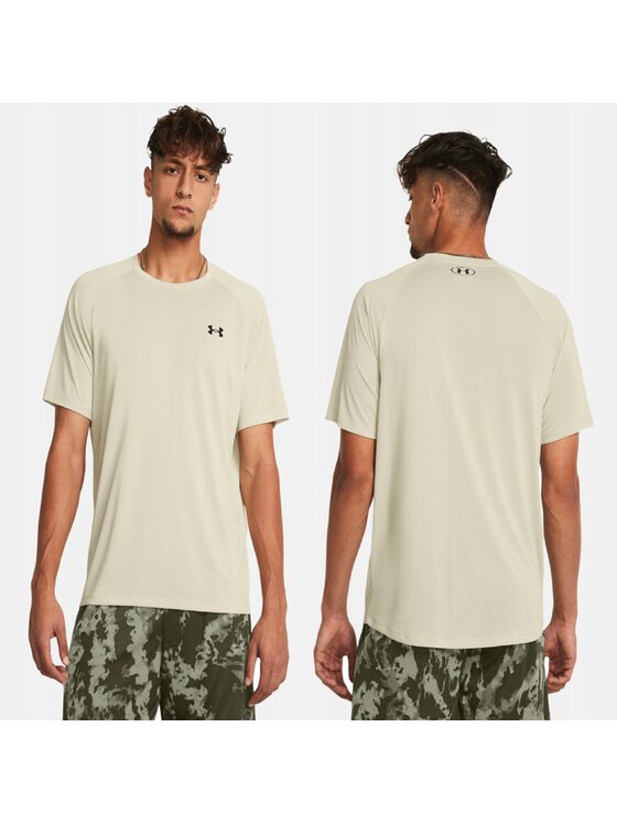 Under Armour Under Armour Koszulka techniczna 1326413-273- Kremowy Regular Fit