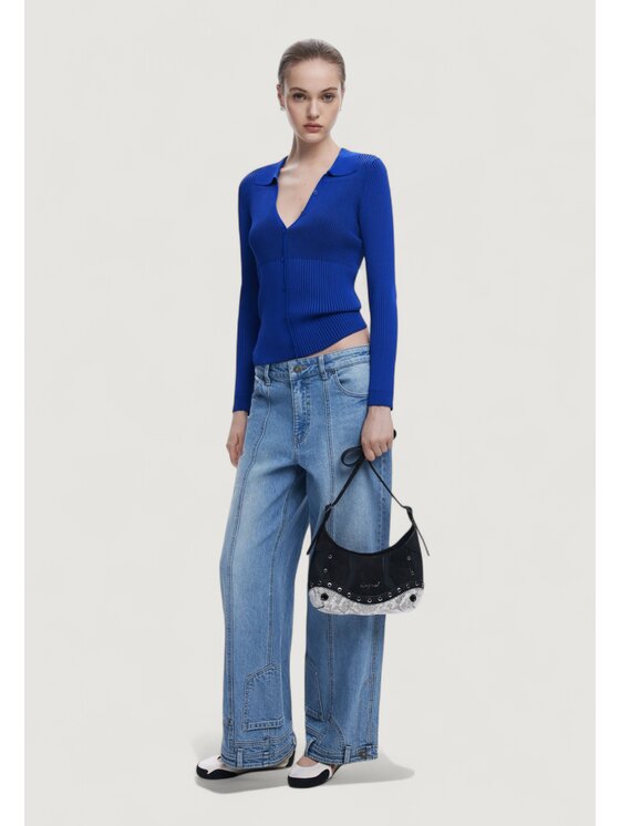 Desigual Desigual Τσάντα BAG_SNAKE PATCH HAITI Μαύρο