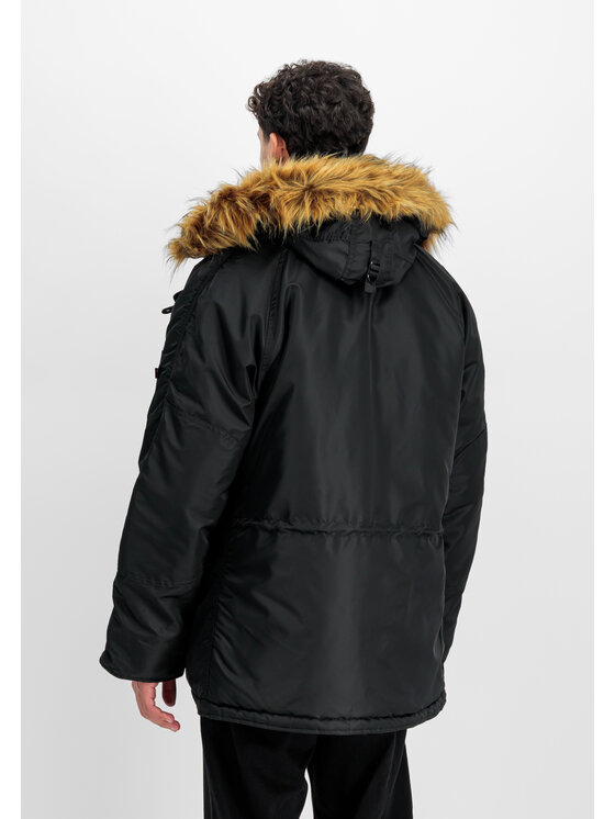 Alpha Industries Alpha Industries Zimní bunda AI.100106-03-3XL Černá Parka Fit