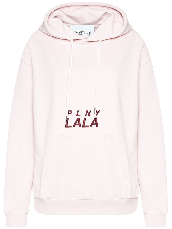 PLNY LALA PLNY LALA Mikina Prima PL-BL-OO-00081 Béžová Goodie Fit
