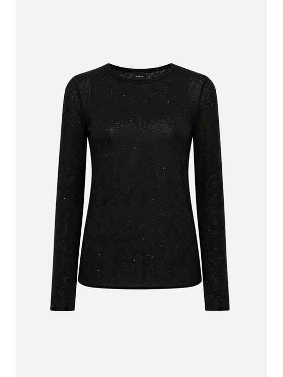 PINKO PINKO Bluzka Pico Czarny Regular Fit