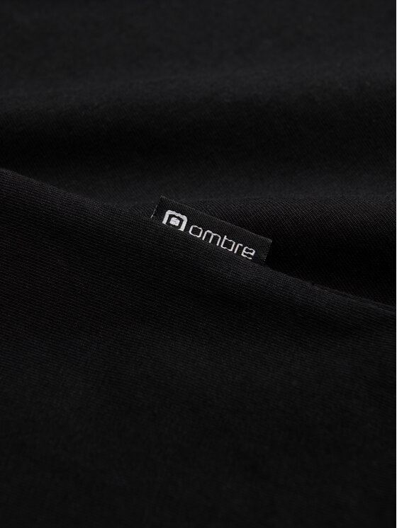 Ombre Ombre S dlouhým rukávem L172 Černá Regular Fit