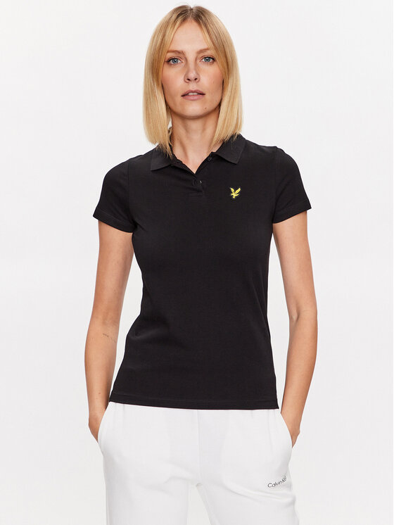 Lyle & Scott Polo Regular Fit Polo SPW1800V Melns Regular Fit