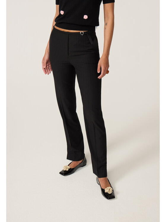 Fabienne Chapot Fabienne Chapot Spodnie materiałowe 6718-509-99 Czarny Regular Fit