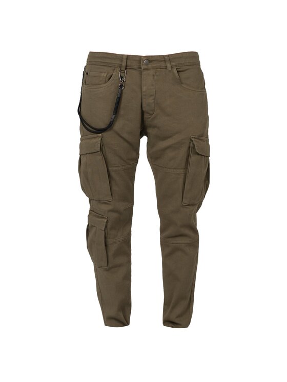 Xagon Xagon Spodnie materiałowe A23032CR9002 Zielony Slim Fit