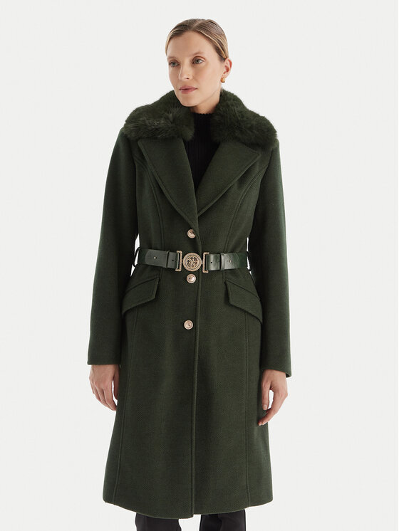 Guess Guess Cappotto di transizione W5BL25 W2672 Verde Regular Fit