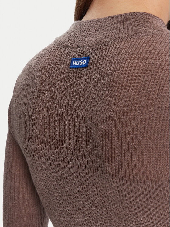 HUGO HUGO Džemper Slumy_B 50543045 Bež Slim Fit