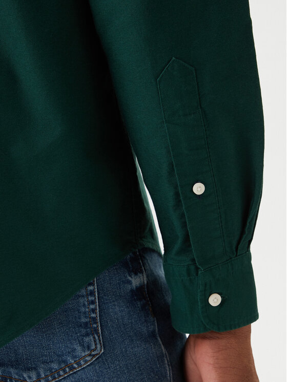 Tommy Hilfiger Tommy Hilfiger Krekls Solid Heritage MW0MW35774 Zaļš Regular Fit