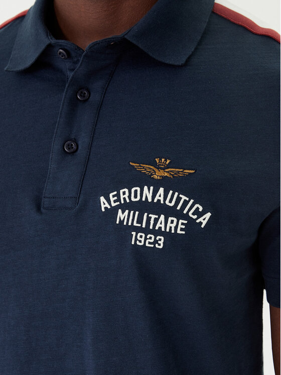 Aeronautica Militare Aeronautica Militare Polo marškinėliai 261PO1926UJ00723 Tamsiai mėlyna Regular Fit