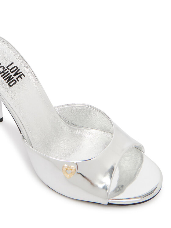 LOVE MOSCHINO LOVE MOSCHINO Papucs JA28209G0OJE090B Ezüst