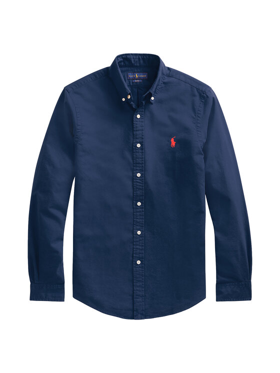 Polo Ralph Lauren Polo Ralph Lauren Koszula 710767828003 Granatowy Slim Fit