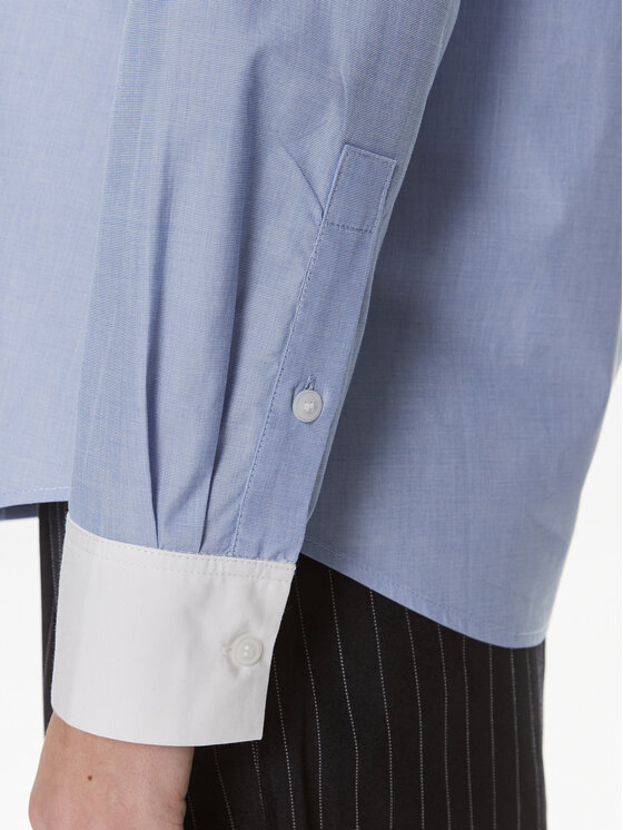 Tommy Hilfiger Tommy Hilfiger Πουκάμισο Fill A Fill Regular Shirt WW0WW40531 Γαλάζιο Slim Fit