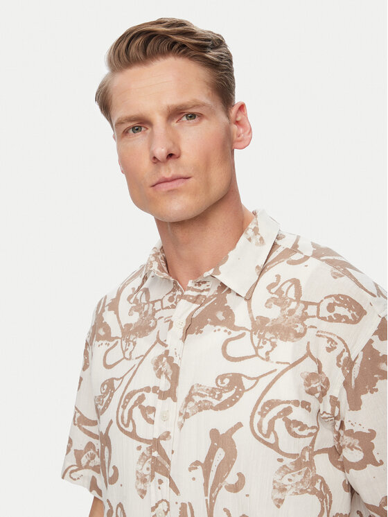 Jack & Jones Jack & Jones Hemd Montauk 12293763 Weiß Relaxed Fit