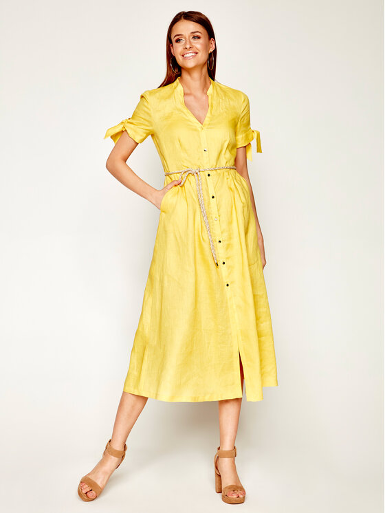Vestito chemisier Manuela 22210420 Giallo Regular