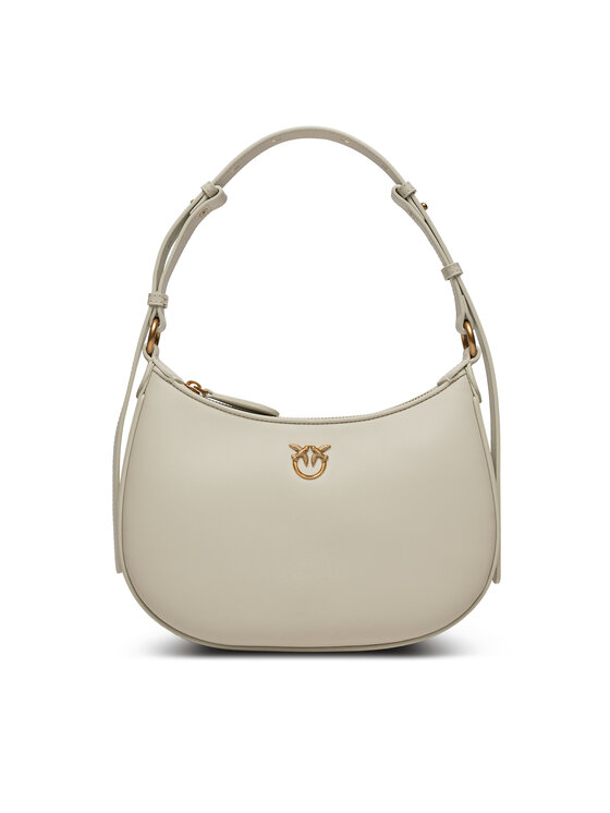 Pinko Borsetta Half Moon Mini Fl . PE 24 PLTT 102790 A0F1 Écru, taglia : 00